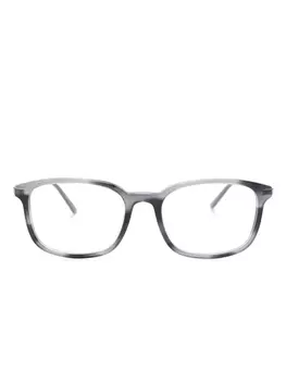 Gucci Eyewear очки в прямоугольной оправе черепаховой расцветки, серый