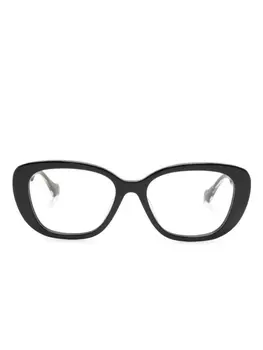 Gucci Eyewear очки в прямоугольной оправе, черный