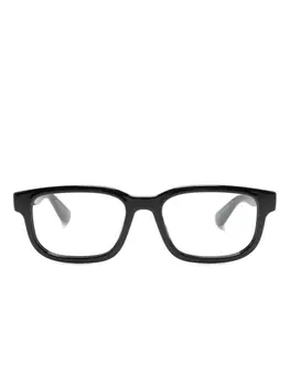 Gucci Eyewear очки в прямоугольной оправе, черный