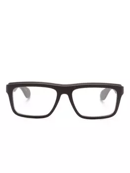 Gucci Eyewear очки в прямоугольной оправе, коричневый