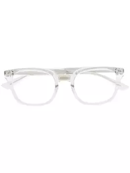 Gucci Eyewear очки в прямоугольной оправе, белый