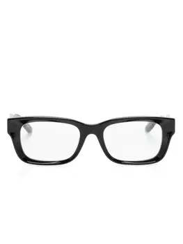 Gucci Eyewear очки в прямоугольной оправе, черный