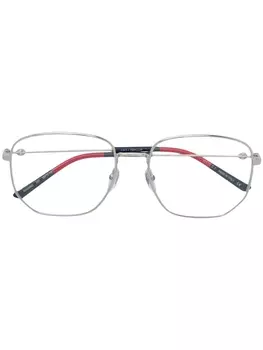 Gucci Eyewear шестиугольные очки, металлик