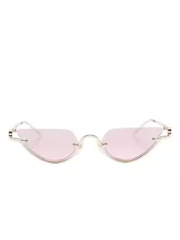 Gucci Eyewear солнцезащитные очки GG1603S в оправе 'кошачий глаз'