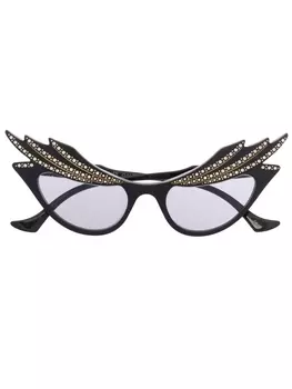 Gucci Eyewear солнцезащитные очки Hollywood Forever, черный