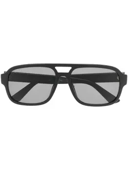 Gucci Eyewear солнцезащитные очки-пилоты, черный