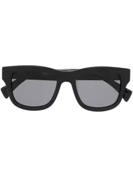 Gucci Eyewear солнцезащитные очки с логотипом, черный