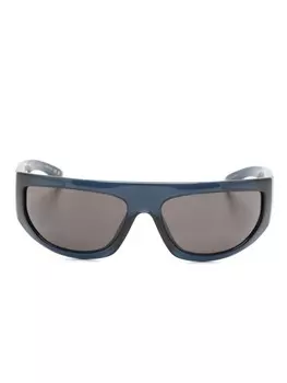 Gucci Eyewear солнцезащитные очки с логотипом, синий