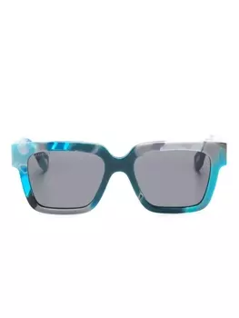 Gucci Eyewear солнцезащитные очки в квадратной оправе, синий