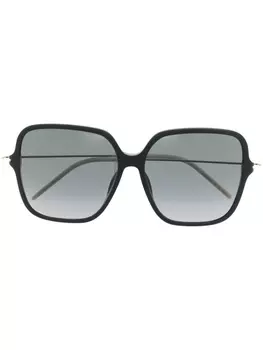 Gucci Eyewear солнцезащитные очки в квадратной оправе, черный