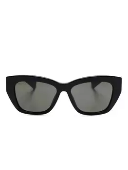 Gucci Eyewear солнцезащитные очки в квадратной оправе, черный