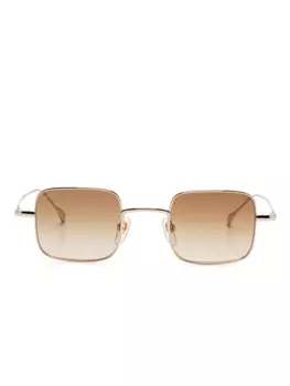 Gucci Eyewear солнцезащитные очки в квадратной оправе, золотой