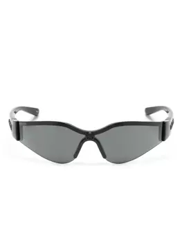 Gucci Eyewear солнцезащитные очки в массивной оправе, черный
