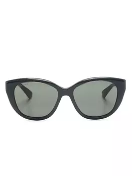 Gucci Eyewear солнцезащитные очки в оправе 'кошачий глаз', черный