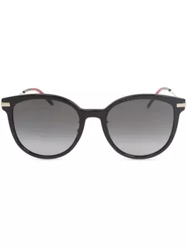 Gucci Eyewear солнцезащитные очки в оправе «кошачий глаз», черный