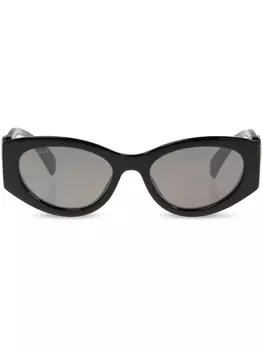 Gucci Eyewear солнцезащитные очки в оправе «кошачий глаз», черный