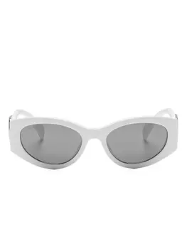 Gucci Eyewear солнцезащитные очки в оправе 'кошачий глаз', белый