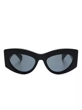 Gucci Eyewear солнцезащитные очки в оправе 'кошачий глаз', черный