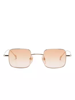 Gucci Eyewear square-frame солнцезащитные очки, золотой