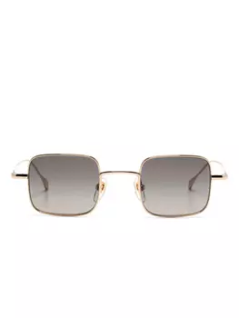 Gucci Eyewear square-frame солнцезащитные очки, золотой