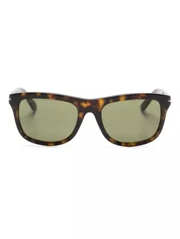 Gucci Eyewear tortoiseshell square-framed sunglasses, коричневый