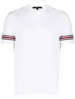 Gucci футболка с отделкой в полоску, белый