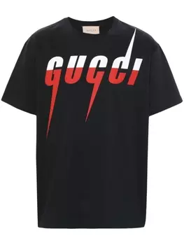 Gucci футболка с принтом Gucci Blade, черный