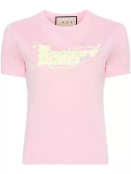 Gucci футболка с принтом Sweet Gucci, розовый