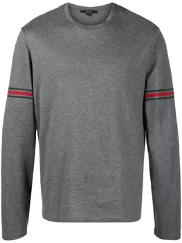 Gucci футболка в полоску, серый