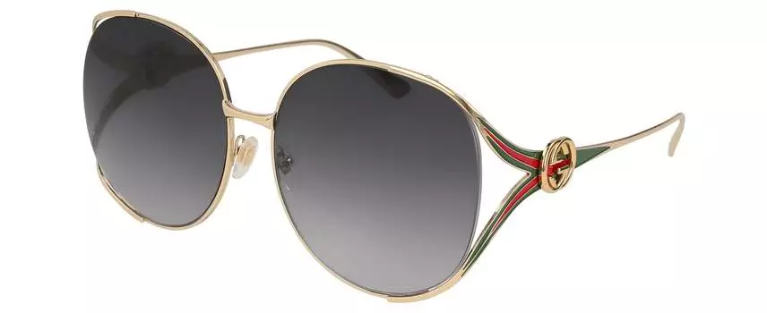 Gucci GG0225/SW Овальные солнцезащитные очки, цвет N/A