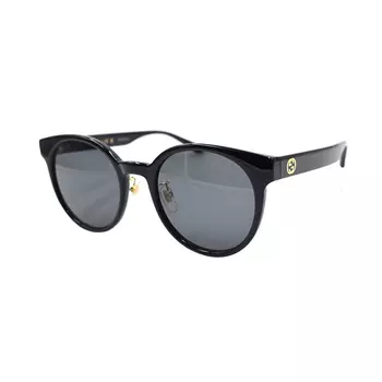 GUCCI GG1339SK КРУГЛЫЕ СОЛНЦЕЗАЩИТНЫЕ ОЧКИ ЧЕРНЫЕ, Черный