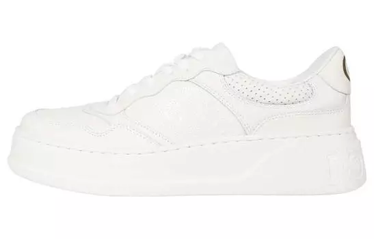 Кроссовки Gucci GG Embossed Leather, белый