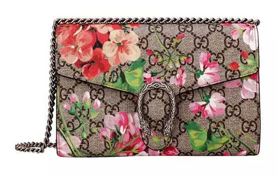 GUCCI Холщовая сумка с кожаным кошельком, сумка через плечо, мини-сумка через плечо для женщин, цвет эбеновое дерево и розовый
