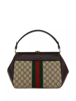 Gucci холщовая сумка-тоут Virgo GG Supreme, нейтральный цвет