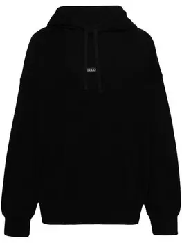 Gucci худи с логотипом, черный