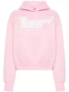Gucci худи с принтом Sweet Gucci, розовый