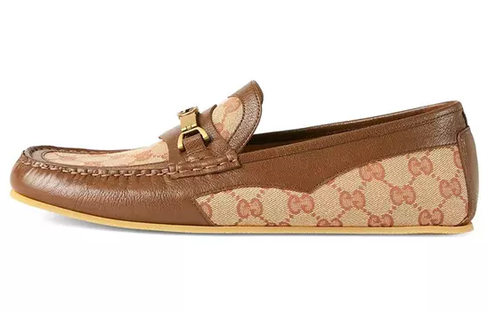 Кроссовки мужские Gucci Interlocking Collection, коричневый
