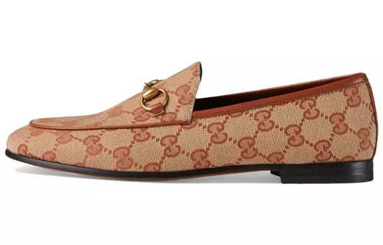 Лоферы женские Gucci Jordaan, корчиневый