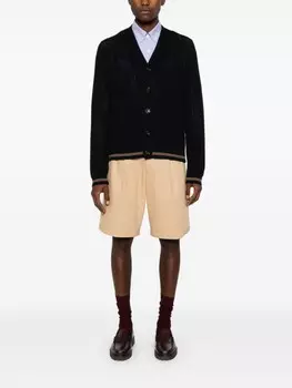 Gucci кардиган с отделкой Web, синий