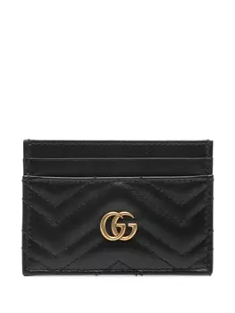 Gucci картхолдер GG Marmont, черный