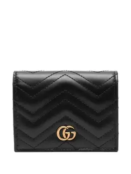 Gucci картхолдер GG Marmont, черный