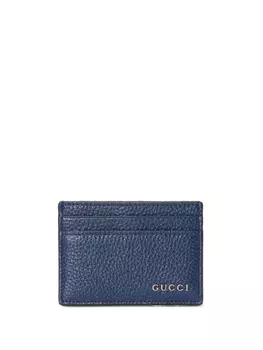 Gucci картхолдер с логотипом, синий