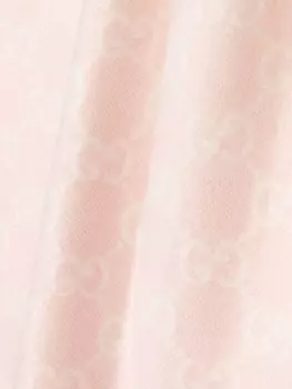 Gucci кашемировый шарф с узором GG, нейтральный цвет