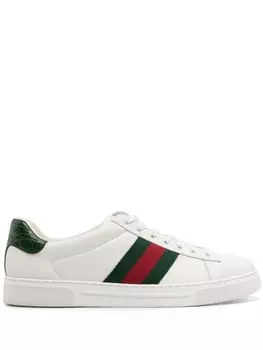 Gucci кеды Ace с отделкой Web, белый