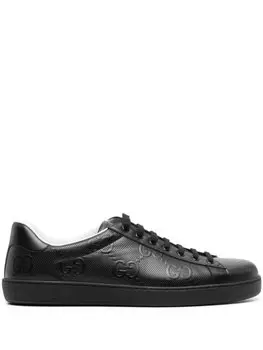Gucci кеды Ace с отделкой Web, черный