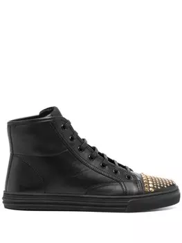 Gucci кеды на шнуровке, черный