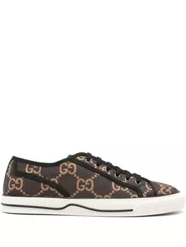 Gucci кеды Tennis 1977, коричневый