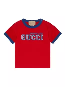 Gucci Kids футболка Original 1921 с логотипом, красный