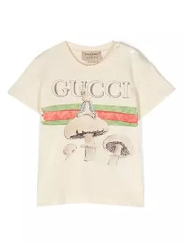 Gucci Kids футболка x Peter Rabbit™, нейтральный цвет