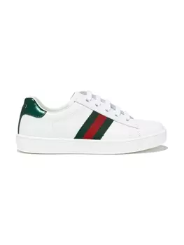 Gucci Kids кеды Ace, белый